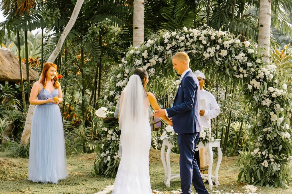 Bali Moon Wedding - Bali Elopement - Bali Garden Wedding