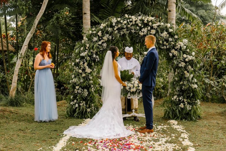 Bali Moon Wedding - Bali Elopement - Bali Garden Wedding