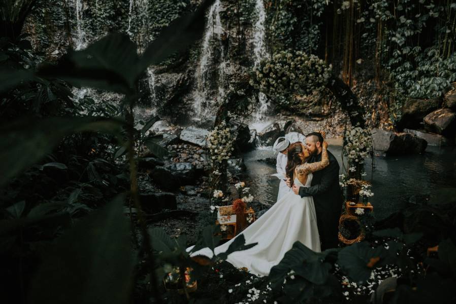 Bali Moon Wedding - Bali Waterfall Wedding